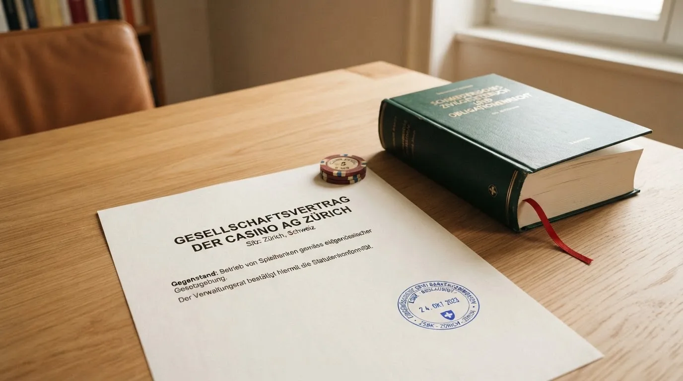 Amtliches Schreiben mit Stempel auf einem Schreibtisch neben einem Gesetzbuch — 20 freispiele ohne einzahlung