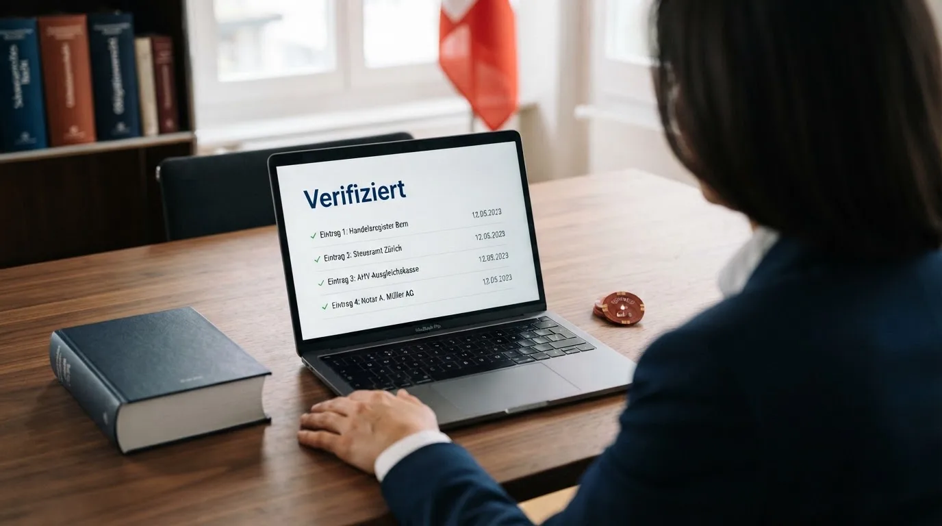 Amtliches Schreiben mit Stempel auf einem Schreibtisch neben einem Gesetzbuch — beste casino mit schneller auszahlung