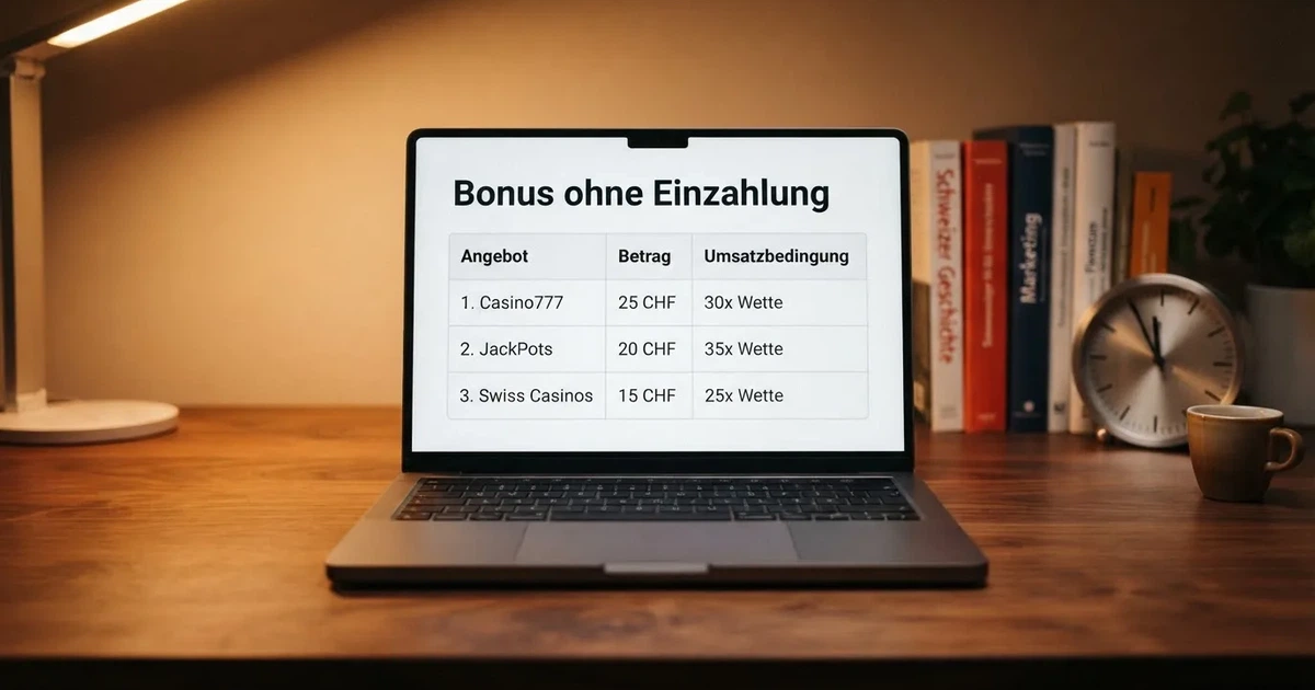 Bildschirm mit Bonusbedingungen, Einsatztabelle und einer Uhr im Hintergrund — casino bonus ohne einzahlung