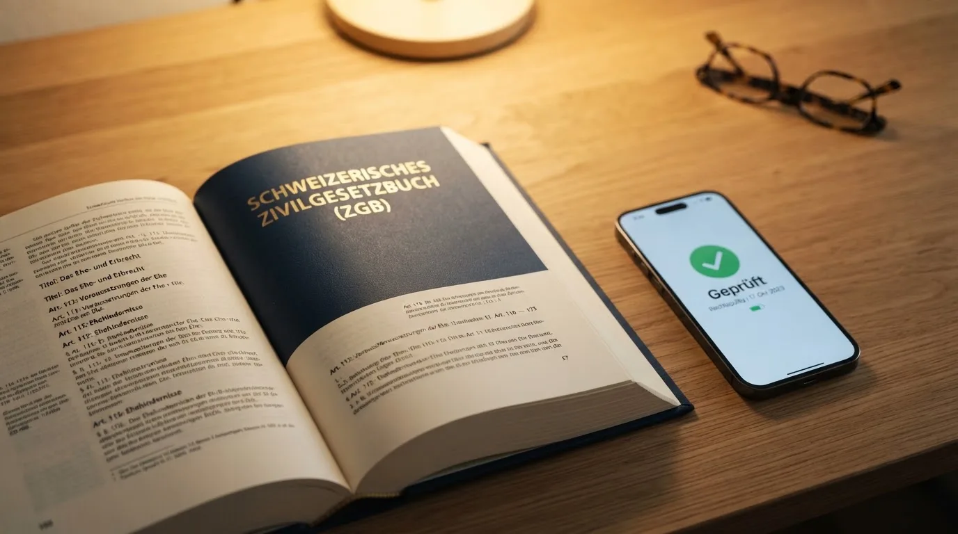 Amtliches Schreiben mit Stempel auf einem Schreibtisch neben einem Gesetzbuch — online casino bonus ohne einzahlung sofort